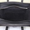 Céline Luggage Nano shoulder bag in black grained leather - Detail D3 thumbnail