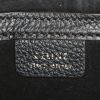 Bolso bandolera Céline Luggage Nano en cuero granulado negro - Detail D4 thumbnail