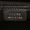 Borsa a tracolla Céline Luggage Nano in pelle martellata nera - Detail D4 thumbnail