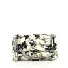 Chanel  Timeless Classic handbag  in white and black printed patern canvas - 360 thumbnail