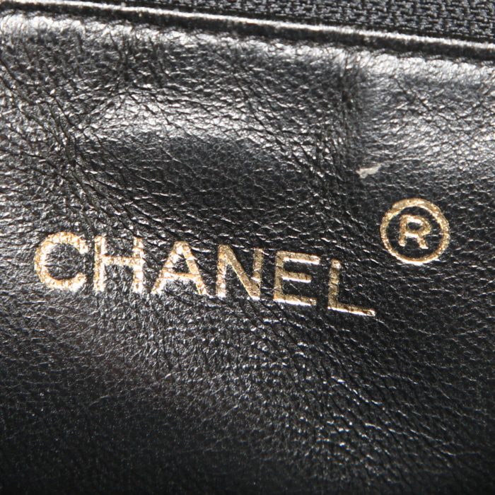 Chanel Grand Shopping shopping bag in black crocodile - Detail D3