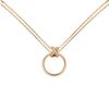 Chaumet Lien necklace in pink gold and diamonds - 00pp thumbnail