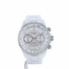 Chanel J12 Superleggera Chronographe watch in white ceramic Ref:  H3410 Circa  2010 - 360 thumbnail