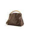 Louis Vuitton Artsy medium model handbag in brown monogram canvas and natural leather - 00pp thumbnail