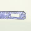 Hermes Birkin 25 cm handbag in Bleu Brighton niloticus crocodile - Detail D4 thumbnail