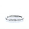 Mauboussin Lovissime wedding ring in white gold and diamonds - 360 thumbnail