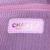 Chanel 2.55 handbag in green quilted jersey - Detail D4 thumbnail