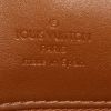 Shopping bag Louis Vuitton Houston in pelle verniciata monogram marrone e pelle naturale - Detail D3 thumbnail