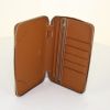 Hermès wallet in gold Courchevel leather - Detail D2 thumbnail