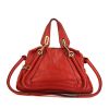 Chloé Paraty bag worn on the shoulder or carried in the hand in red leather - 360 thumbnail
