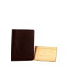 Porte-cartes Louis Vuitton America's Cup en cuir naturel et cuir naturel - 00pp thumbnail
