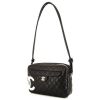 Chanel Cambon shoulder bag in black quilted leather - 00pp thumbnail