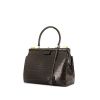 Hermès Hermes 404 handbag in brown crocodile - 00pp thumbnail