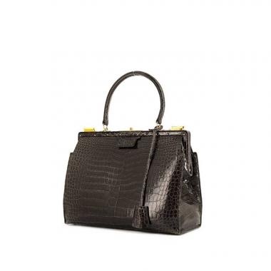 Hermès Hermes 404 handbag in brown crocodile