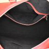 Louis Vuitton Keepall Editions Limitées weekend bag in red and white epi leather - Detail D3 thumbnail