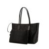 Shopping bag Dior Panarea in tela cannage nera e pelle nera - 00pp thumbnail