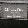 Sac cabas Dior Panarea en toile cannage noire et cuir noir - Detail D3 thumbnail