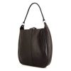 Hermès Rugby - Top bag worn on the shoulder or carried in the hand in brown ebene Evergrain leather - 00pp thumbnail