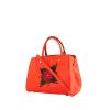 Borsa Louis Vuitton Montaigne in pelle monogram con stampa arancione a fiori - 00pp thumbnail