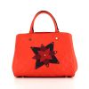 Louis Vuitton Montaigne handbag in orange empreinte monogram leather - 360 thumbnail