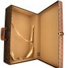 Valise rigide Louis Vuitton Bisten 70 en toile monogram marron et cuir naturel - Detail D3 thumbnail