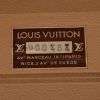 Maleta rígida Louis Vuitton Bisten 70 en lona Monogram marrón y cuero natural - Detail D4 thumbnail