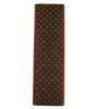 Valise rigide Louis Vuitton Bisten 70 en toile monogram marron et cuir naturel - Detail D5 thumbnail