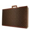 Valigia rigida Louis Vuitton Bisten 70 in tela monogram marrone e pelle naturale - 00pp thumbnail