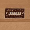 Valise rigide Louis Vuitton Bisten 70 en toile monogram marron et cuir naturel - Detail D4 thumbnail