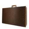 Maleta rígida Louis Vuitton Alzer 70 en lona Monogram marrón y cuero natural - 00pp thumbnail