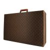 Valigia rigida Louis Vuitton Alzer 70 in tela monogram marrone e pelle naturale - Detail D2 thumbnail