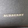 Burberry shopping bag in black leather - Detail D3 thumbnail