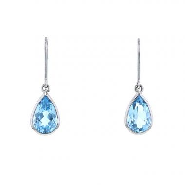 H. Stern earrings in white gold and topaz