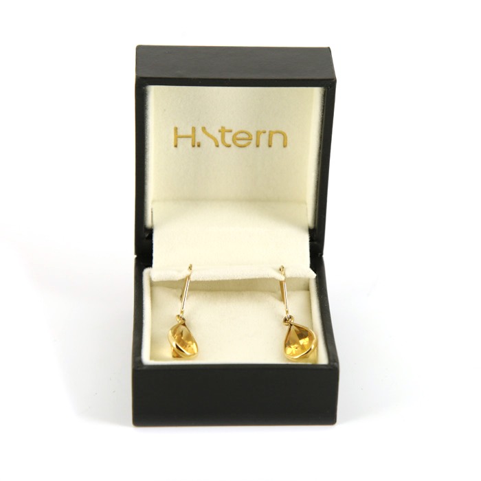 H. Stern earrings in yellow gold and citrine - Detail D2