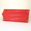 Bolso de mano Celine Luggage modelo grande en cuero granulado rojo - Detail D4 thumbnail