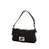 Fendi Baguette handbag in black satin and black - 00pp thumbnail
