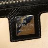 Fendi Baguette handbag in black satin and black - Detail D3 thumbnail