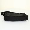 Fendi Baguette handbag in black satin and black - Detail D4 thumbnail