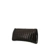 Chanel Choco bar pouch in black quilted leather - 00pp thumbnail