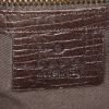 Borsa Gucci Mors in tela siglata beige e pelle marrone - Detail D3 thumbnail