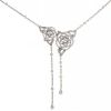 Chanel Camelia necklace in white gold and diamonds - 00pp thumbnail