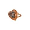 Mauboussin Subtile Raison ring in pink gold,  smoked quartz and colored stones and in smoked quartz - 00pp thumbnail