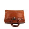 Hermes Birkin 35 cm handbag in brown Barenia leather - 360 Front thumbnail