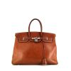 Hermes Birkin 35 cm handbag in brown Barenia leather - 360 thumbnail