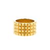 Boucheron Clou de Paris large model ring in yellow gold - 00pp thumbnail