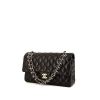 Borsa a tracolla Chanel Timeless Classic in pelle trapuntata nera - 00pp thumbnail