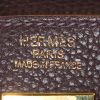 Bolso para llevar al hombro o en la mano Hermes Kelly 40 cm en cuero togo color berenjena - Detail D4 thumbnail