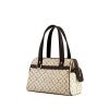 Louis Vuitton Joséphine small model handbag in green monogram canvas Idylle and brown leather - 00pp thumbnail