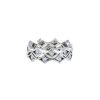 De Beers double ring in white gold and diamonds - 00pp thumbnail