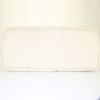 Hermès Valparaiso handbag in cream color leather and cream color canvas - Detail D4 thumbnail